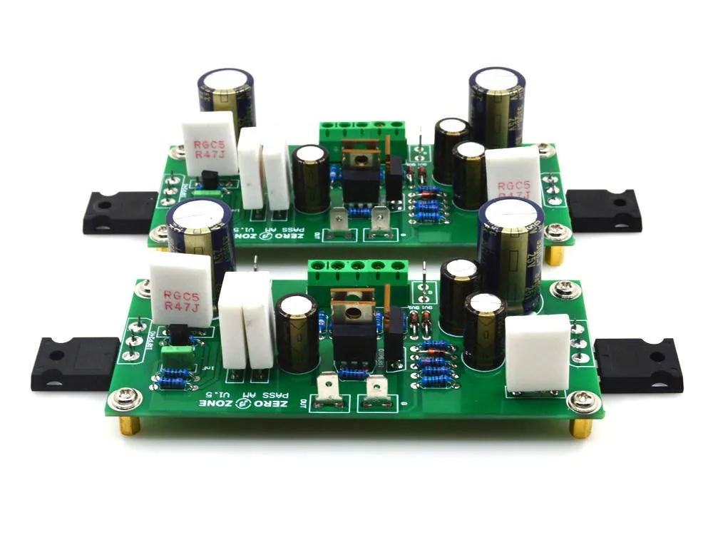 

One pair PASS-AM V15 Class A 10W power amplifier board / kit / Pcb with Balanced input