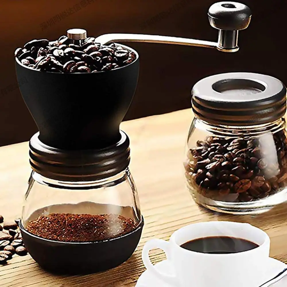 Ручная керамическая кофемолка портативная ручная кофеварка моющаяся мельница