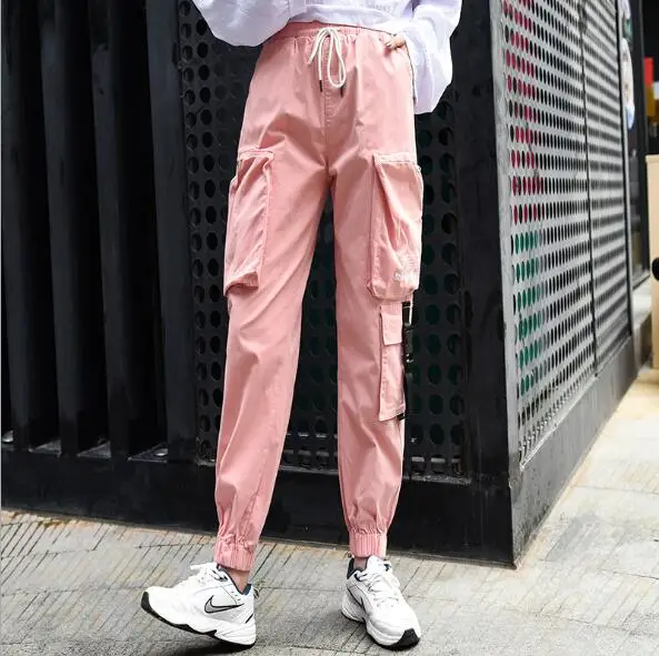 Women's waist elastic loose casual trousers | Женская одежда