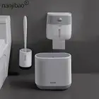 Водонепроницаемый держатель для туалетной бумаги Nanjibao, мусорная корзина TRP, туалетная щетка для чистки инструмента и ящика для хранения, аксессуары для ванной комнаты