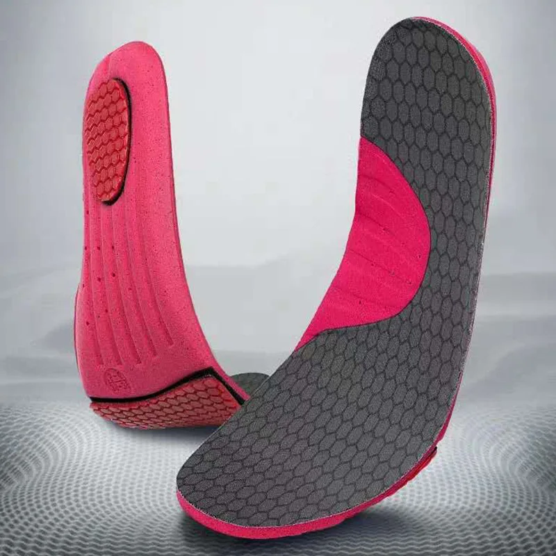 Новые силиконовые амортизирующие спортивные стельки, Нескользящие дышащие мужские стельки для бега от AliExpress RU&CIS NEW