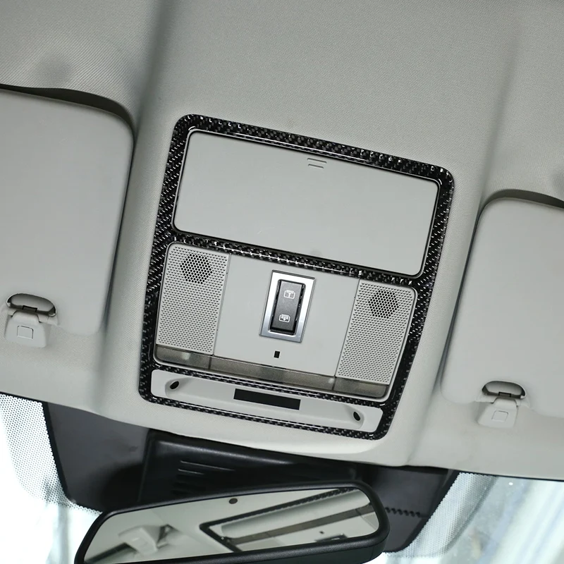 

For Land Rover Discovery Sport 2015-2019 Carbon Fiber ABS Roof Reading Lamp Frame Cover Trim Stickers