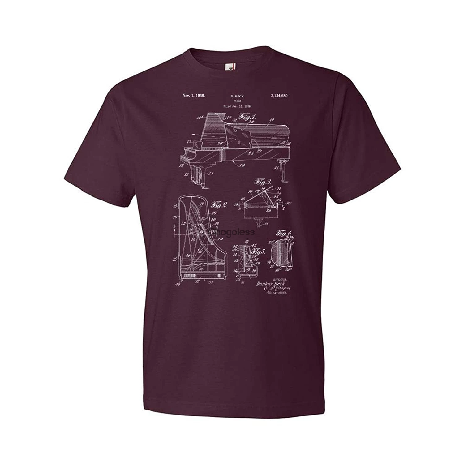 

Piano T-Shirt Pianist Gift Concert Hall Tee Musician Gift Piano Apparel