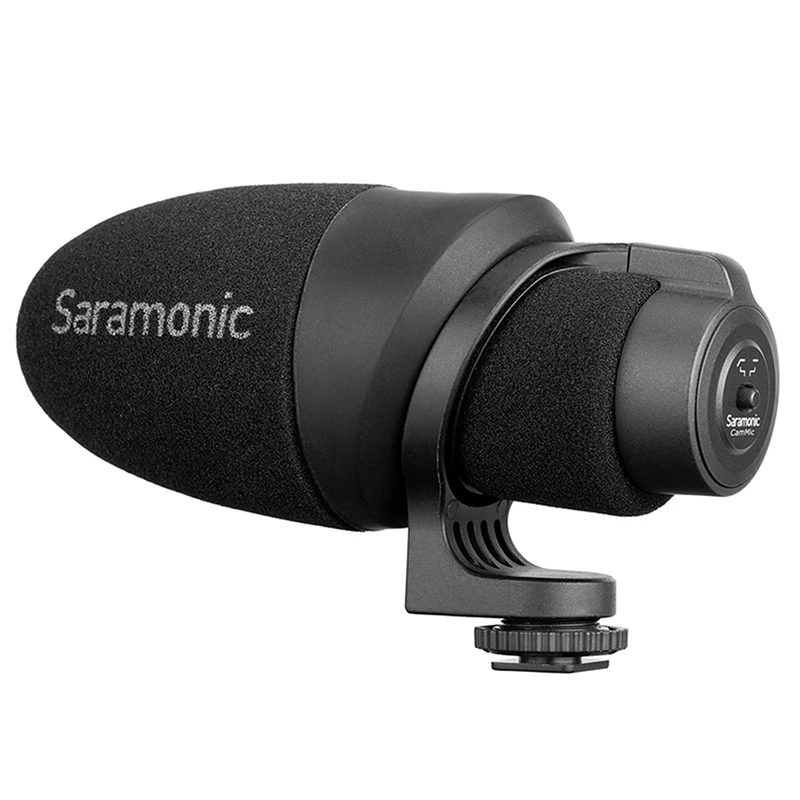 Saramonic Cammic легкий накамерный микрофон со встроенным ударным креплением и ветровым стеклом для Dslr Cannon Nickon camera s