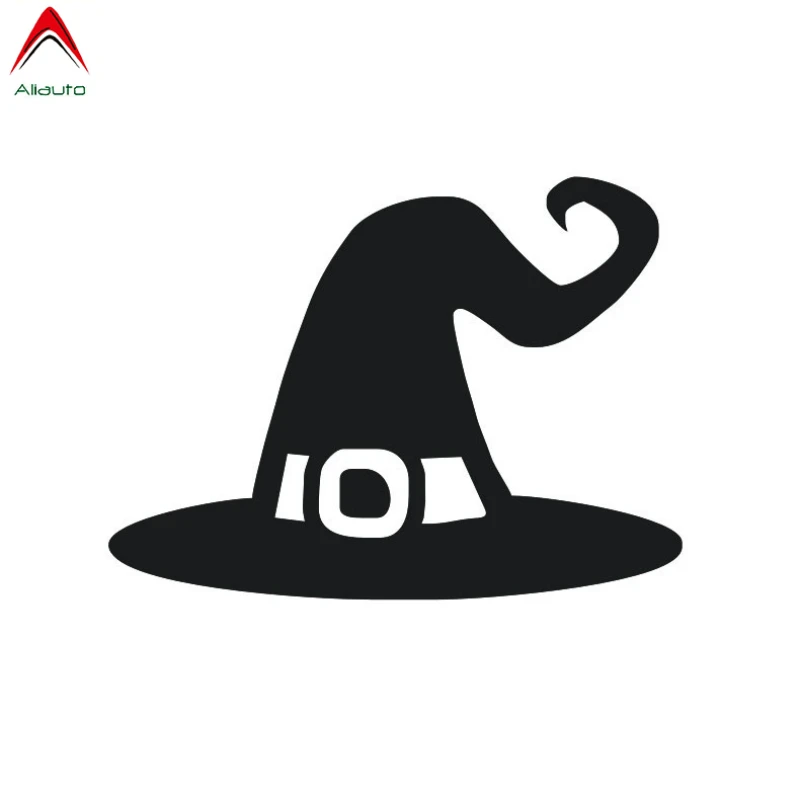Креативная Автомобильная наклейка Aliauto шляпа ведьмы украшение для автомобилей и