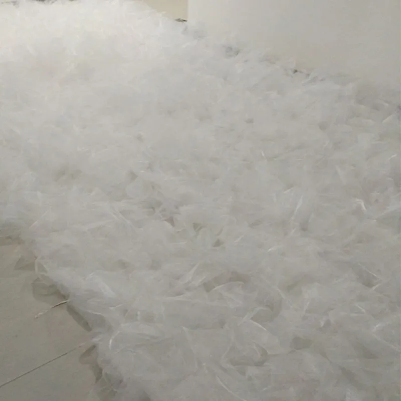

New 5x5 M Fashion Party Decor Cloud Top Yarn Wedding Banquet Ceiling Centerpieces White Cloud Curtain Free Shipping
