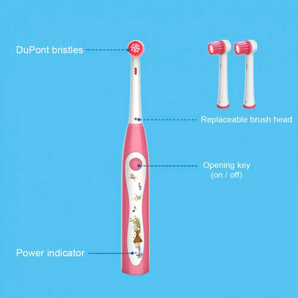 

Tooth Cleaner Brushes Oral Care Wireless Rechargeable Children Electric Toothbrush Replaceable Brush Head Electric Toothbrush