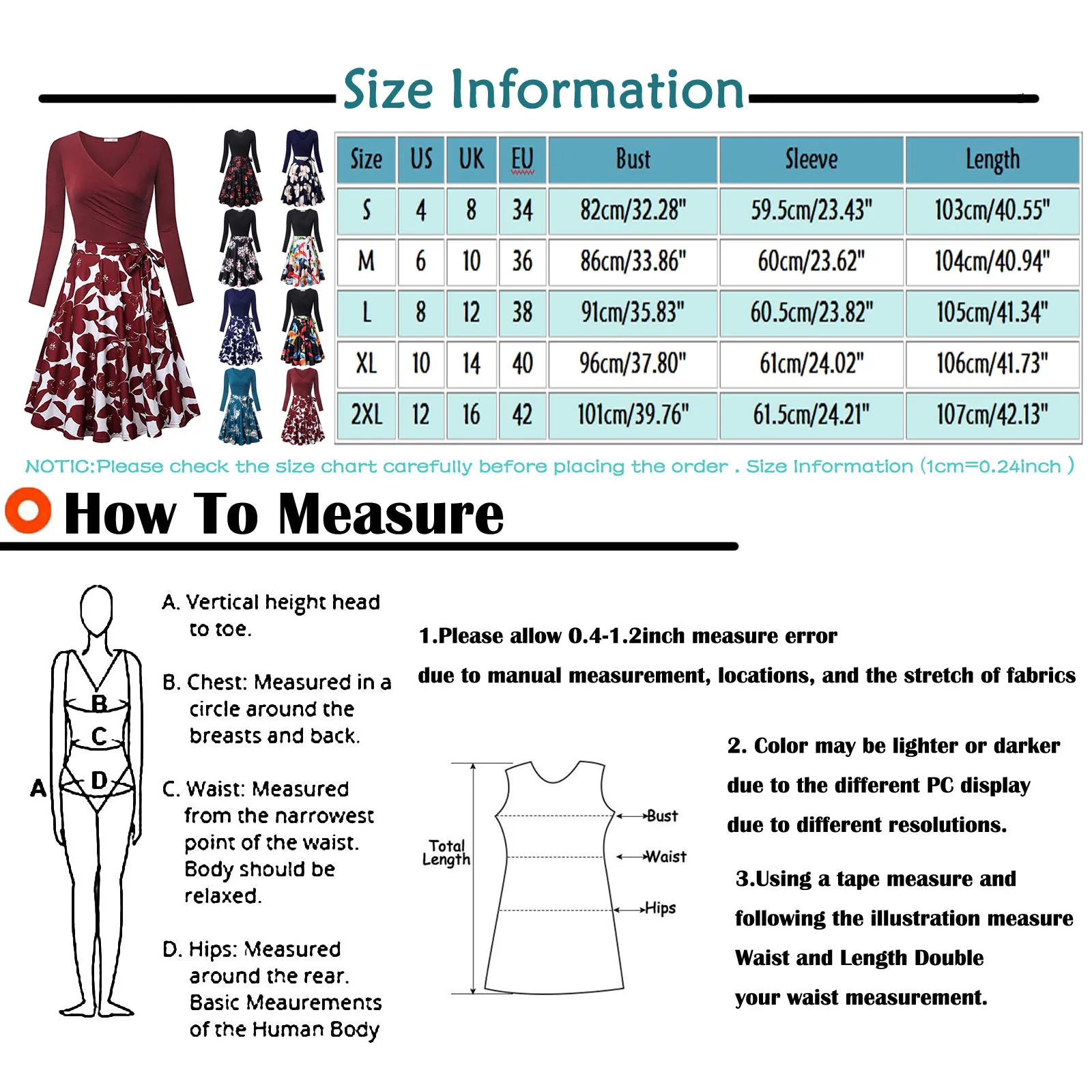 

2021 Women's Fashion New Women's V-neck Long Sleeve Pleated Print Swing Dress Autumn Ruched Long Sleeve Bodycon Dress Women