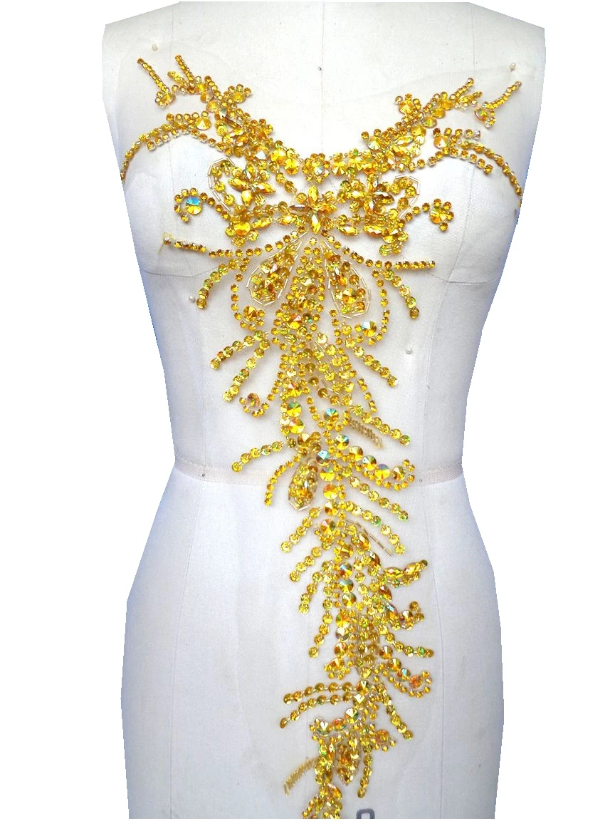 A168 чистый ручной работы прозрачный цвет AB пришивные стразы аппликация кристаллы