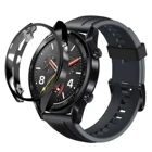 Чехол для часов Huawei Watch GT, мягкий полукруглый чехол с покрытием, без защитной пленки, бампер для часов Huawei GT