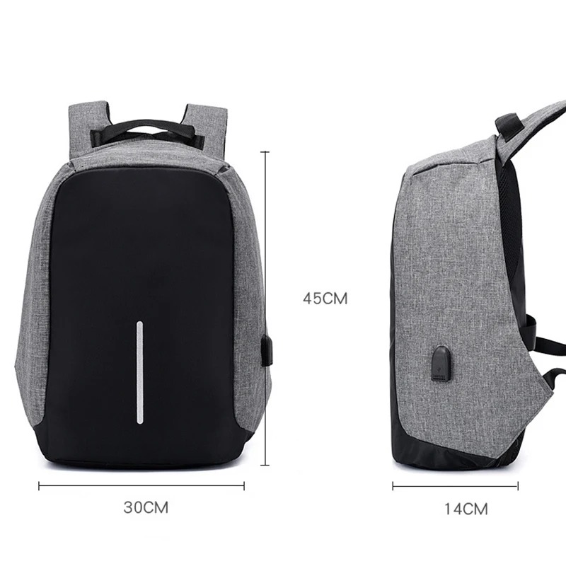 Men Backpack Anti-theft Waterproof School Backpacks USB Charging Men Business Travel Bag Backpack Student School Shoulder Bags