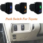 Зеленый и синий светодиодный кнопочный переключатель для Toyota Landcruiser Hilux Prado120 Tacoma FJ Cruiser4runnerHighlander BEACON