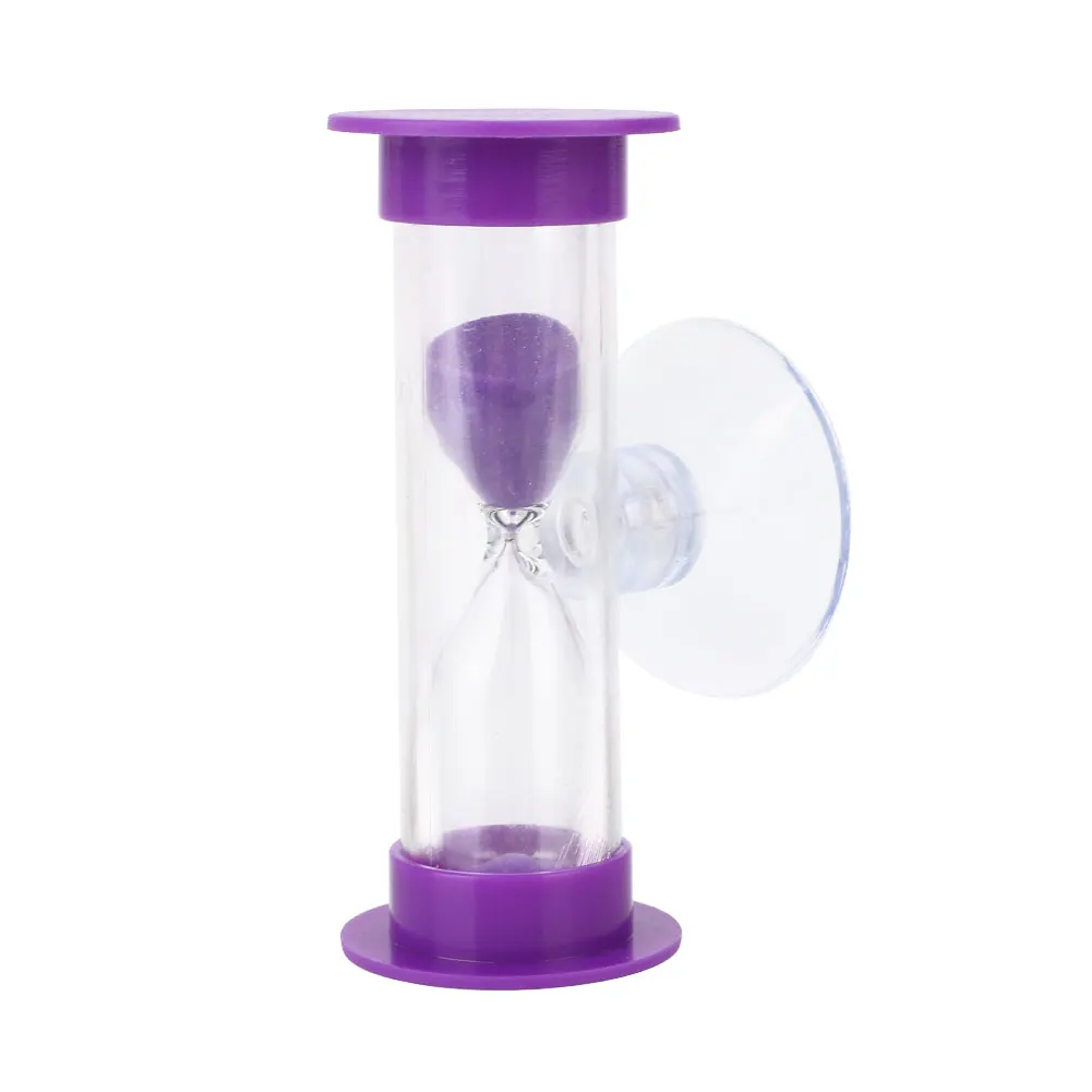 Душ таймер песочные часы аксессуары для купания ABS с присоской удобный песок дома