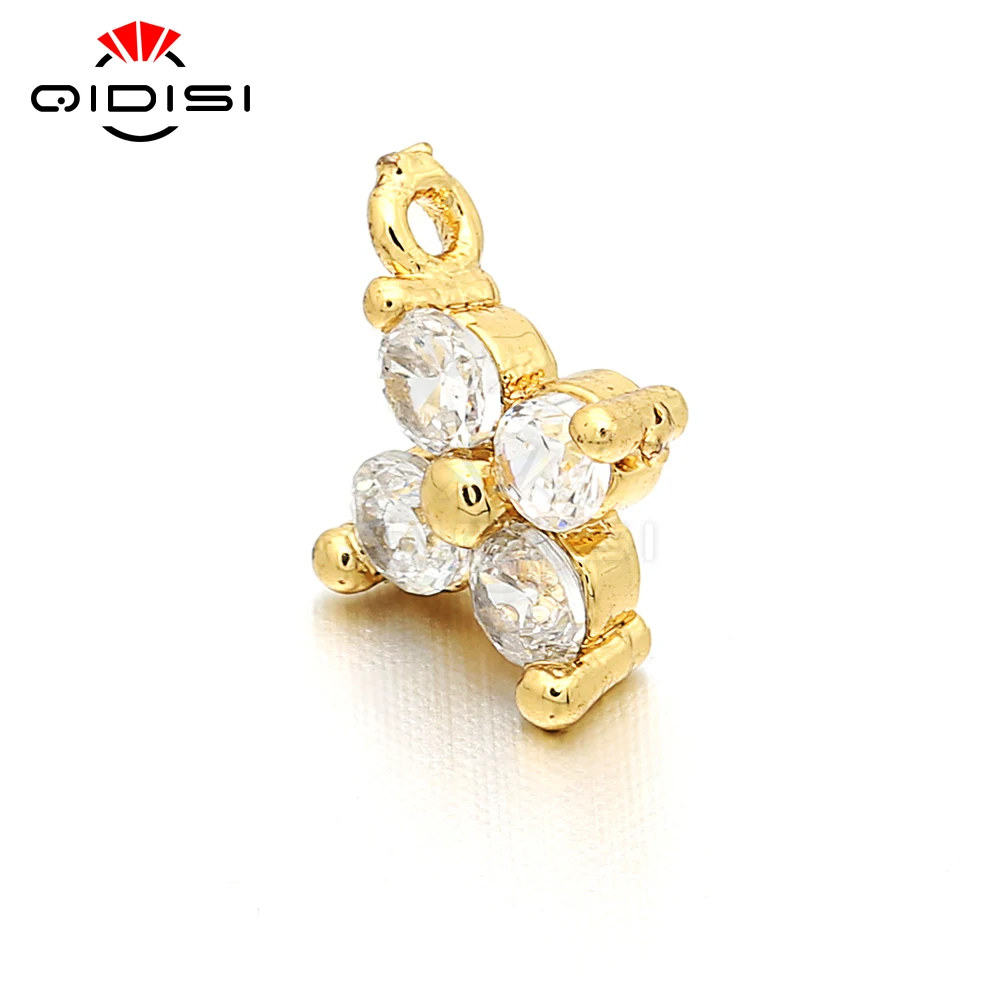 Кулон с кулоном из кубического циркония аксессуары DIY подвески для браслетов