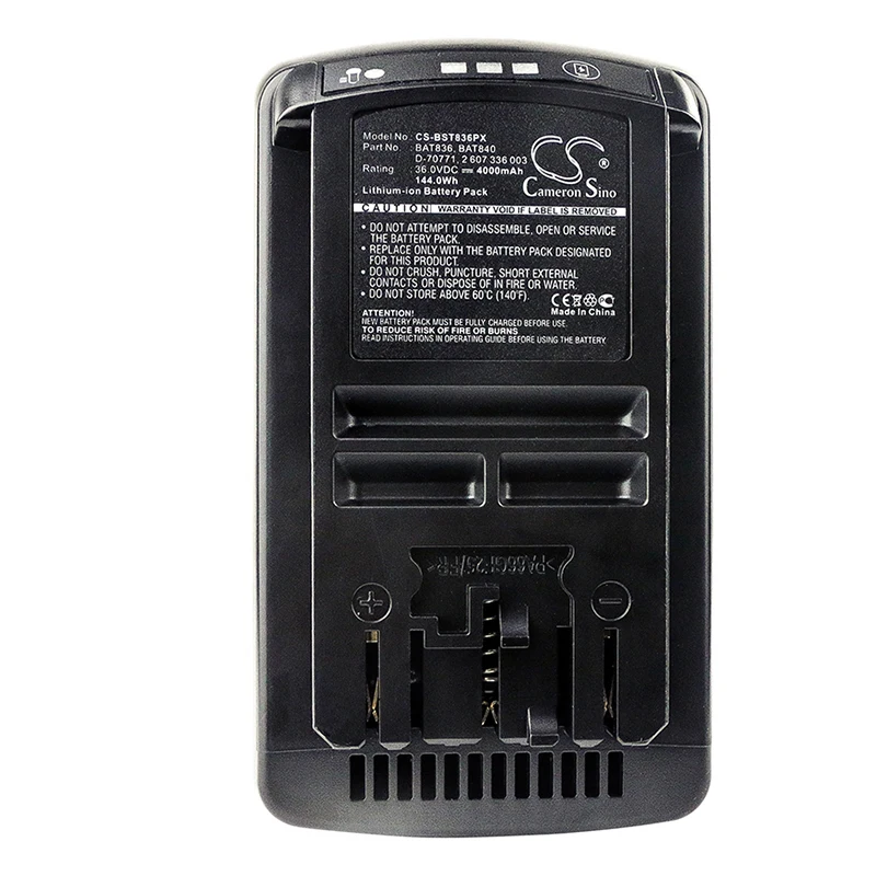 

Cameron Sino Battery For BAT810 BAT836 838 840 2 607 336 107 Fits 18636-02 1671B 1651B Power Tools Replacement 4000mAh