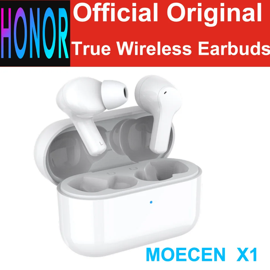 

HONOR CHOICE True Wireless Earbuds TWS X1 MOECEN Stereo Dual-mic Noise Cancellation Bluetooth 5.0 Touch Sensor Earphone SBC AAC