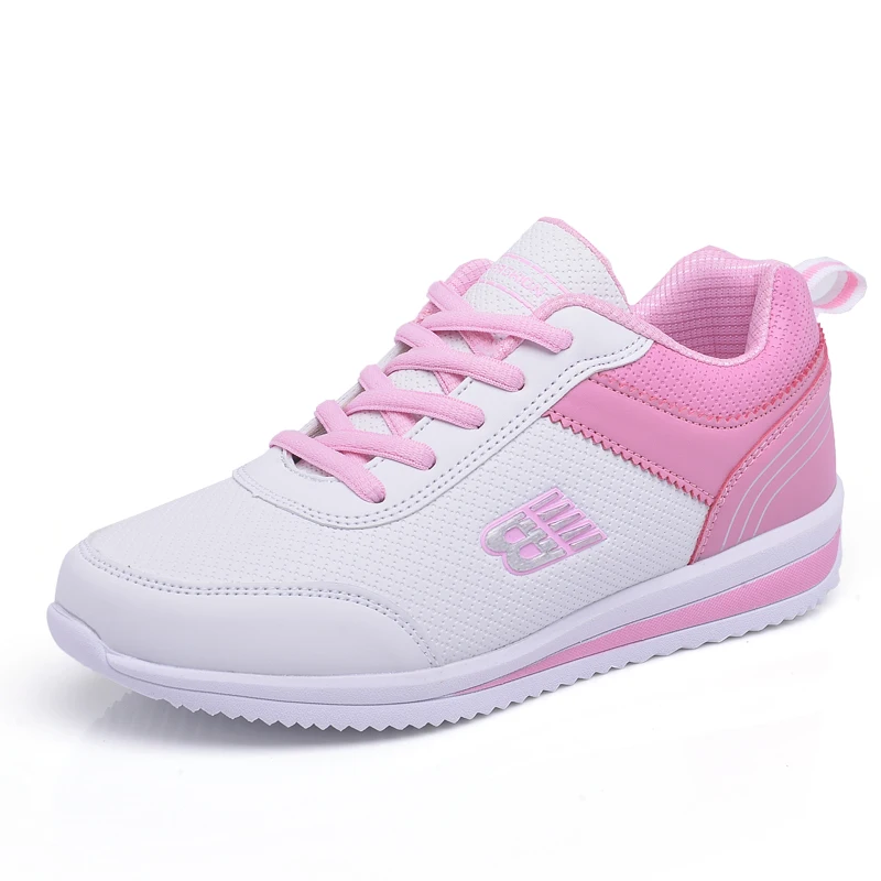 

YUELIANG Summer Breathable Ladies Running Shoes Ladies Sports Shoes Outdoor Running Lace-up Women's Shoes