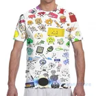 Футболка BFB и TPOT с принтом для мужчин и женщин, модная рубашка с принтом по всей длине, топы для мальчиков, футболки с коротким рукавом