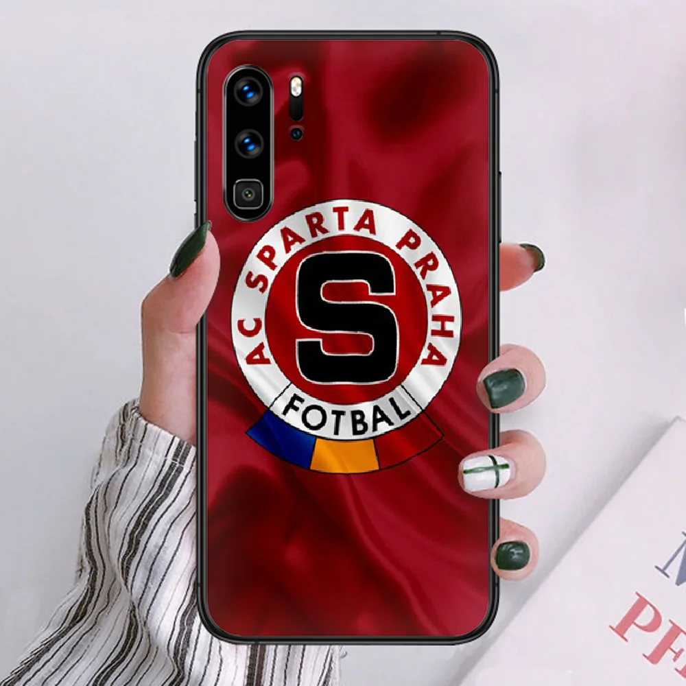 

SPARTA PRAHA football Phone case For Huawei P Mate Smart 10 20 30 40 Lite Z 2019 Pro black cell cover soft prime luxury back