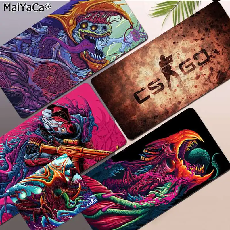 

Красивое аниме MaiYaCa Hyper Beast резиновый прочный Настольный коврик для мыши, резиновый компьютерный игровой коврик для мыши