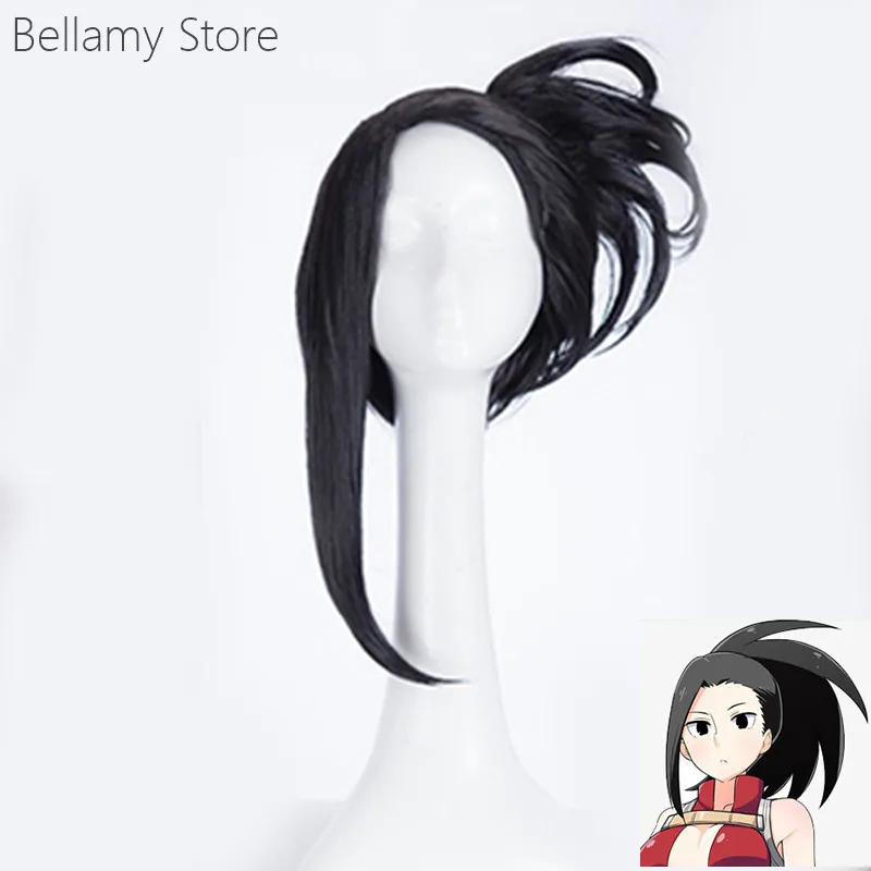 

My Hero Academia YAOYOROZU MOMO cosplay costume wigs cos hairewear+wig cap