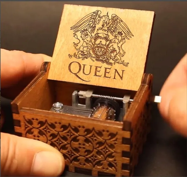Queen Новинка года. Музыкальная шкатулка в стиле королевы из дерева. Музыкальная шкатулка Zelda для детей/друзей. Подарок на Рождество. Подарок на день рождения - Цвет: Queen