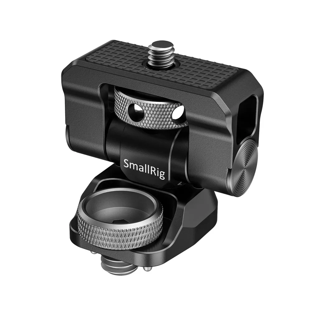 

SmallRig Swivel 170 Degree & Tilt 360 Degree Monitor Mount with Arri Locating Pins Microphone Bracket Camera EVF Mount BSE2348