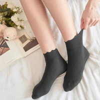 dralon socks winter warm women candy colored cotton plus thickening warm socks breathable and sweat absorbing mid sock