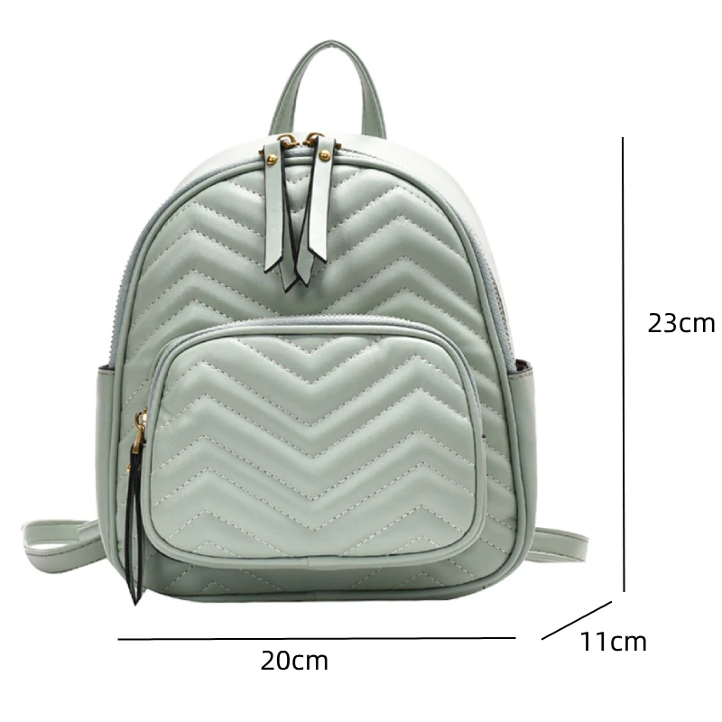 Маленький модный рюкзак из мягкой искусственной кожи для женщин дизайнерский