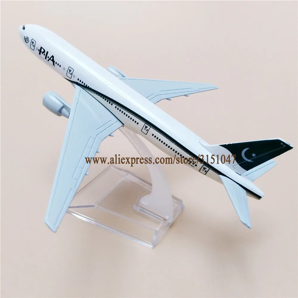 Air Pakistan PIA Airlines B777 Boeing 777 Airways модель самолета из сплава металла литья под давлением