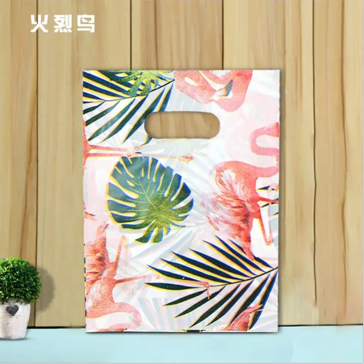 50 шт./упак. 15x20 см маленькая сумка для ювелирных изделий милый пластиковый пакет с