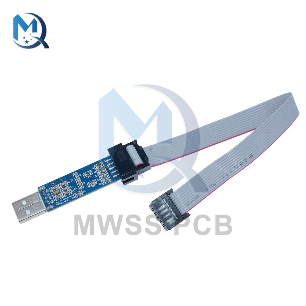 

For JTAG ICE USB Emulator Debugger Programmer Downloader Supported AVR Studio Version ATMega16 ATMega32 With 10 Pin Cable