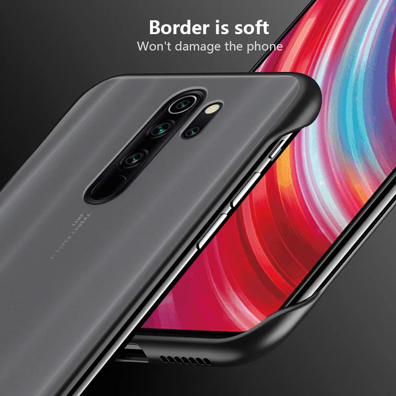 Чехол для телефона Xiaomi Redmi Note 7 8 Pro Чехол без рамки для Redmi 8 8A 7A Note 5 Прозрачный матовый чехол