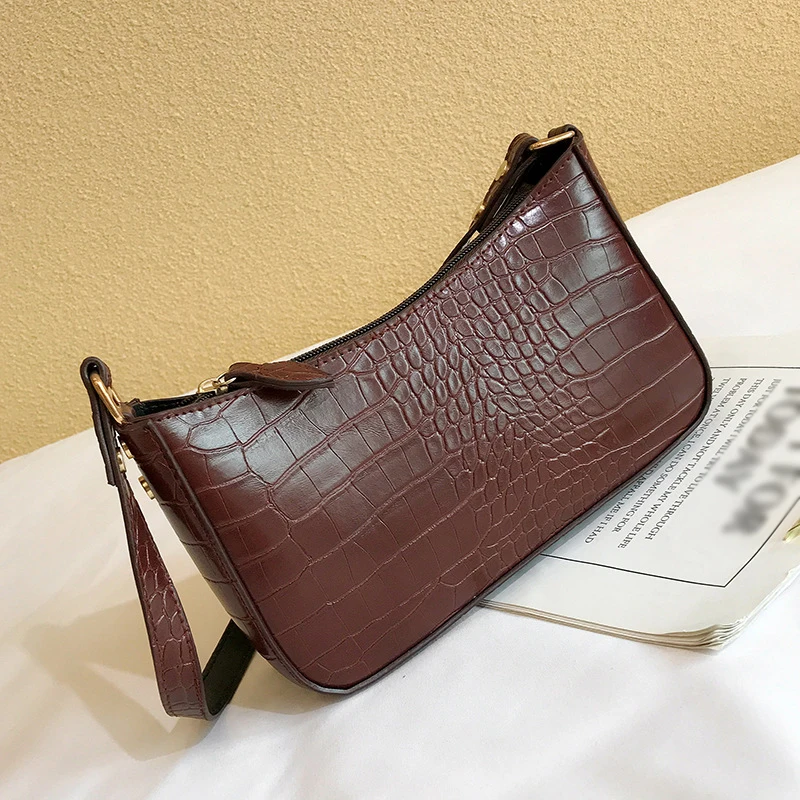 Bokinslon из искусственной кожи с узором крокодиловая кожа женская сумка на плечо