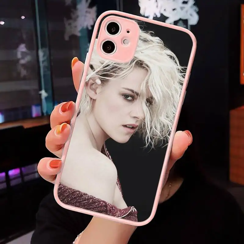 

TV show Twilight Kristen Stewart Phone Case Matte Transparent for iPhone 7 8 11 12 s mini pro X XS XR MAX Plus cover funda
