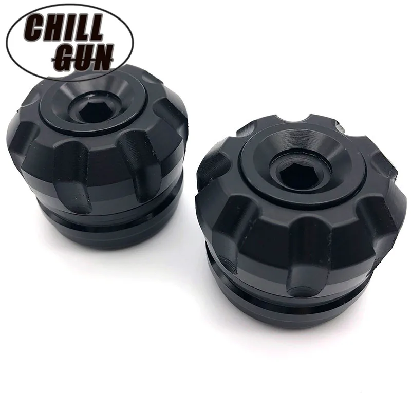 Противоскользящий слайдер для передней и задней оси мотоцикла с ЧПУ защитный