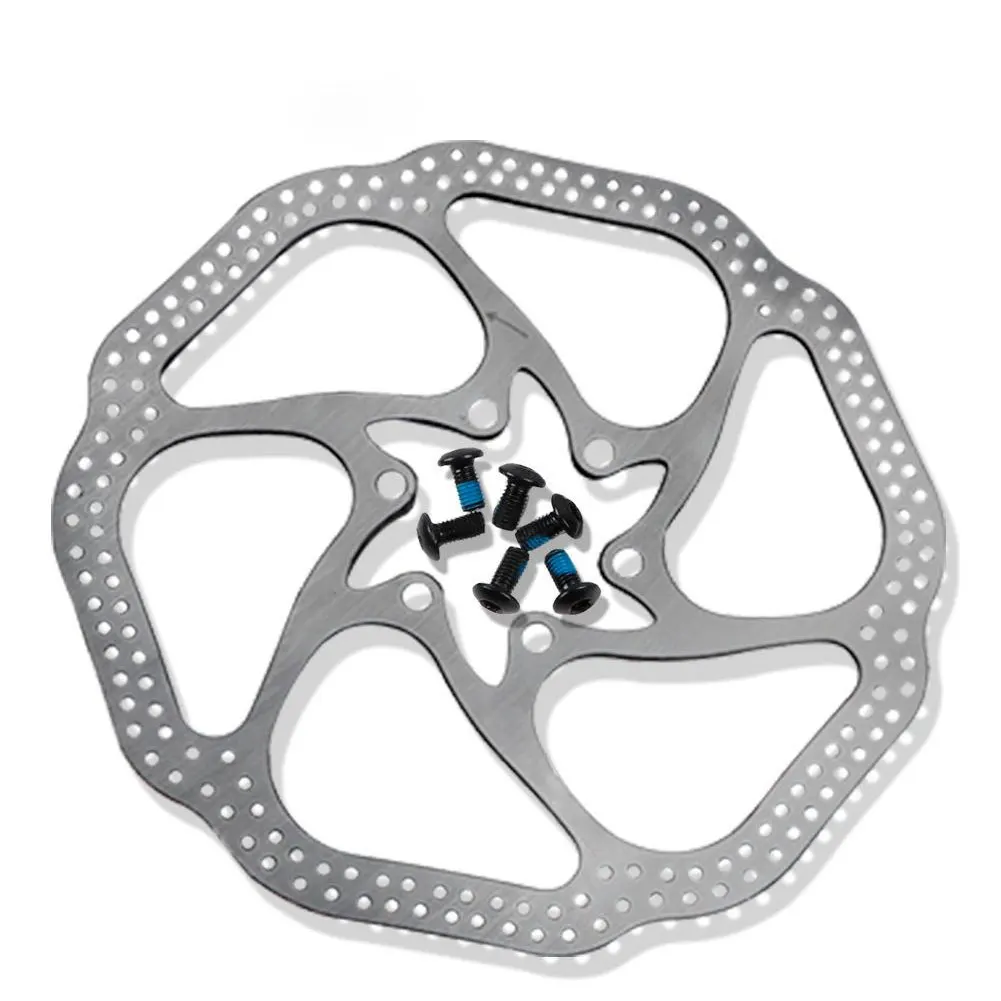 

High Quality MTB/Road Disc Brake/Cyclocross Bike Brake Disc,44mm 6-Bolt,Centerline160mm Brake Rotor With Screws Bicycle Parts