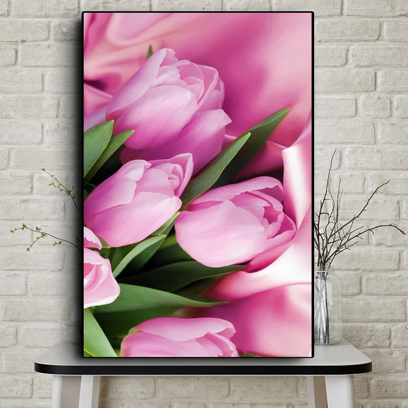 Miaodu розовый цветок розы DIY Алмазная картина мозаика вышивка крестиком рукоделие