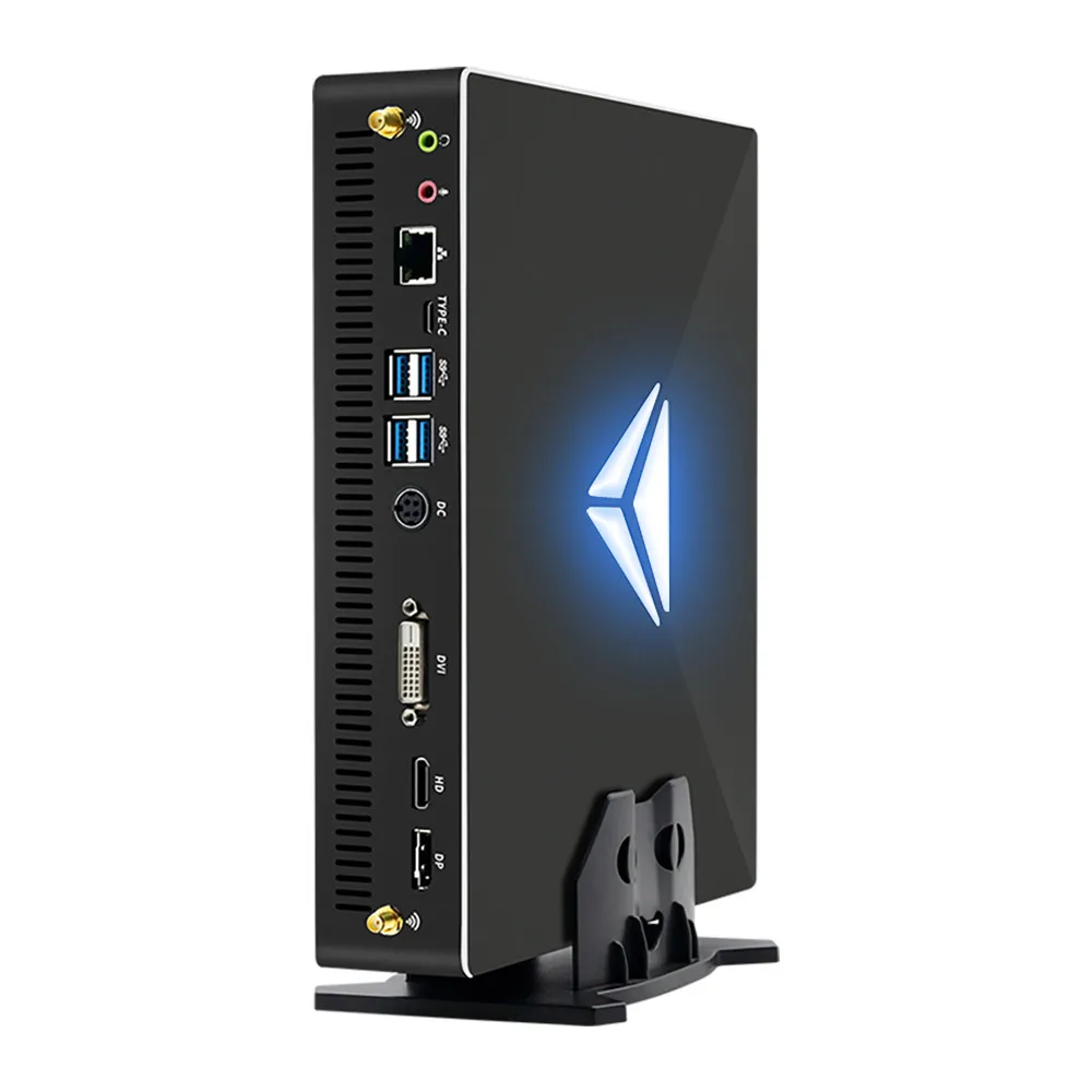 Мини игровой ПК GTX 1050TI 4G Компьютер i9 9900 i7 9700F i4 9400F Windows10 Pro 4 * USB3.0 HD2.0 DP NVME 4K