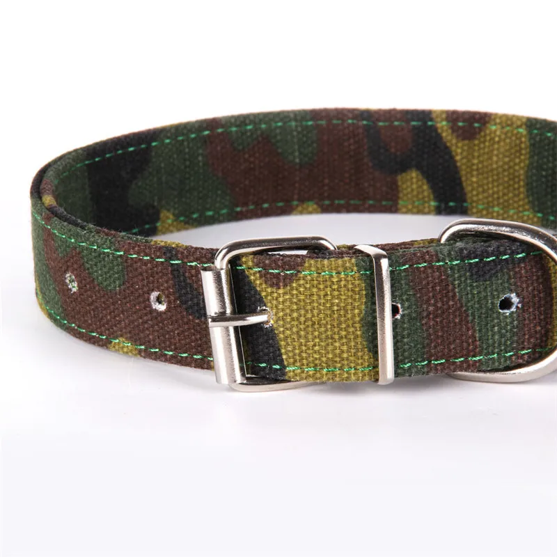 Камуфляжный ошейник для собак Регулируемый из дышащей ткани больших щенков