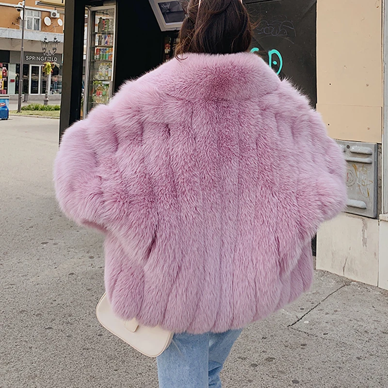 Женская меховая куртка из натурального Лисьего меха | одежда