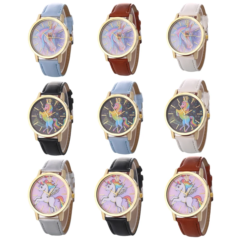 Роскошные изысканные Детские Кварцевые часы в стиле ретро с изображением