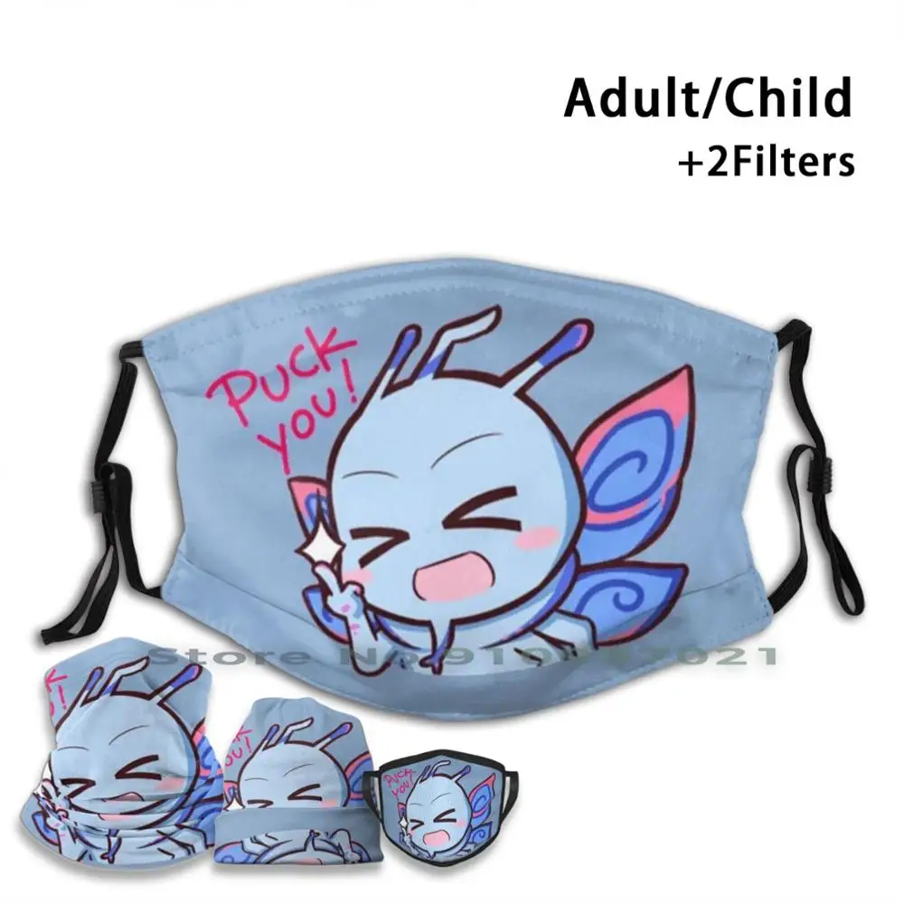 

2 - Puck Non-Disposable Mouth Face Mask Pm2.5 Filters For Child Adult 2 Puck