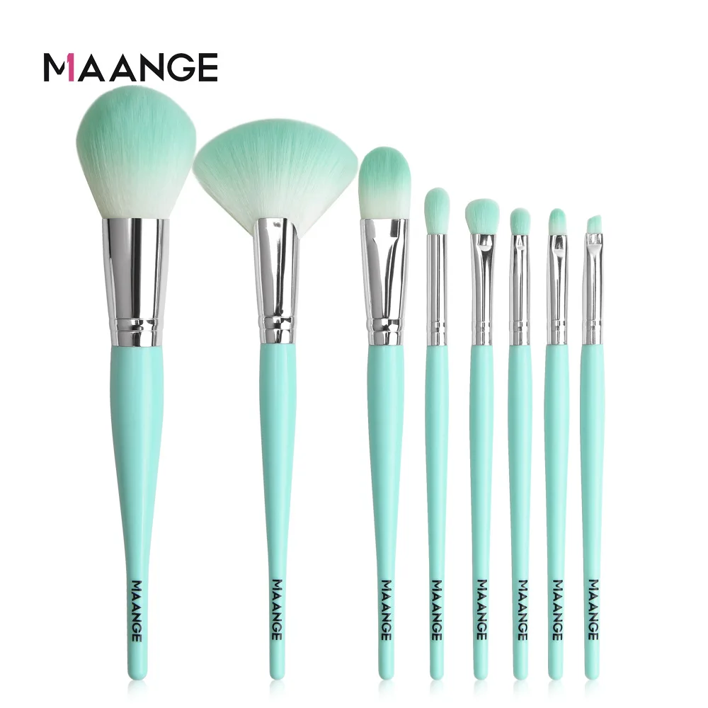Набор кистей для макияжа MAANGE 8 шт. мягкая Рассыпчатая кисть пудры теней век