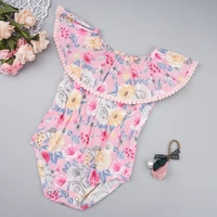 2020talloly spring and summer spot hot selling floral sleeveless romper jumpsuit