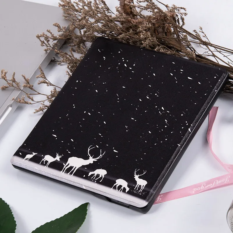 Snow deer Чехол для Amazon All-new " Kindle Oasis e-Books(9th/10th Generation)-легкий тонкий чехол с функцией автоматического пробуждения и сна - Цвет: Snow deer