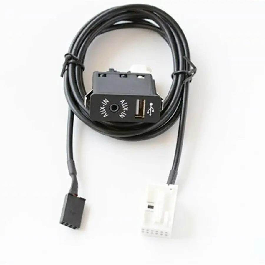 Aux USB разъем радио аудио адаптер кабель для BMW E60 E63 E64 E66 E81 E82 E70 E90 9237465 AUX-IN 1 5 M |