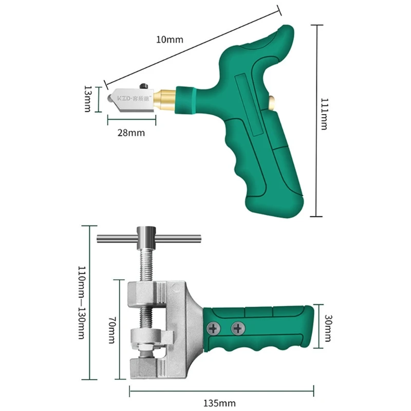 

High-strength Tile Cutter Ceramic Tile Glass Cutter Combination Handheld Glass Tile Quick Opening Set Hand Tools for Constructio