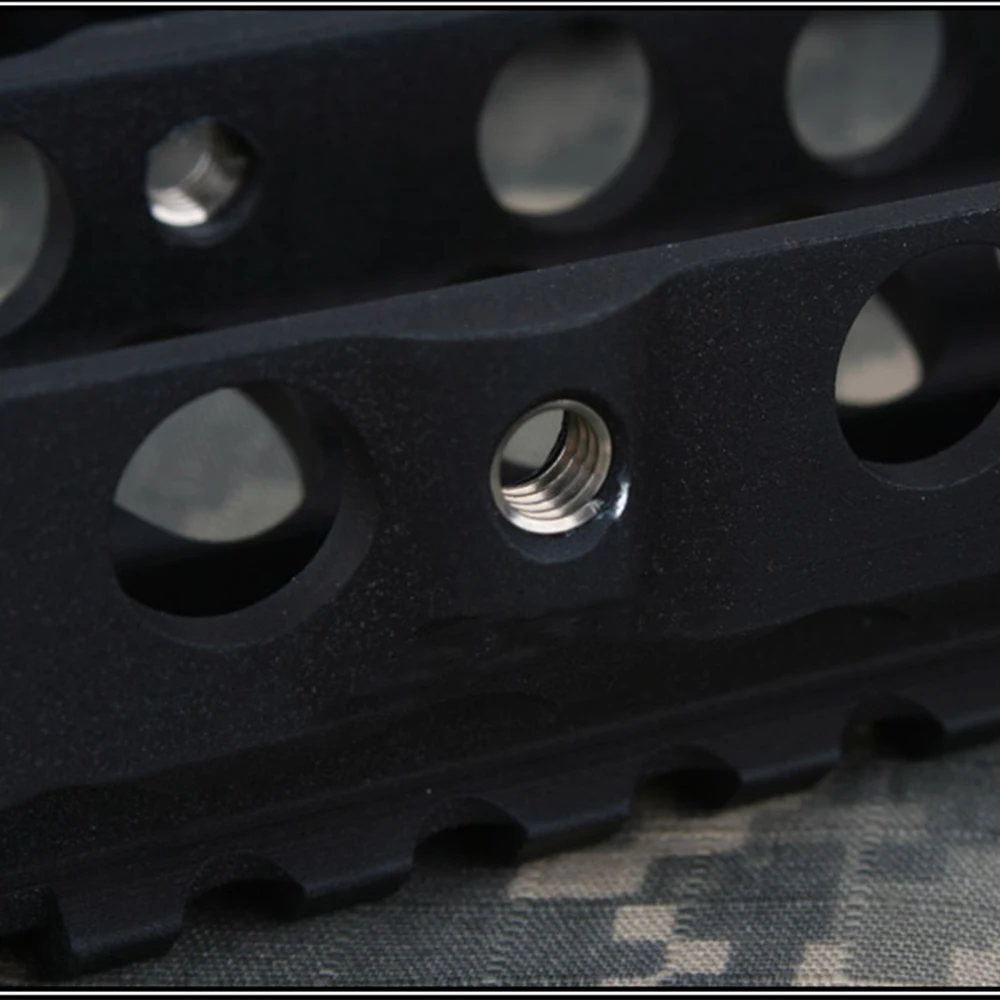 Анодное оксидирование алюминия CNC MK18 RISII 12 &quotAirsoft Handguard Picatinny Rail для AR AEG Airsoft M4A1