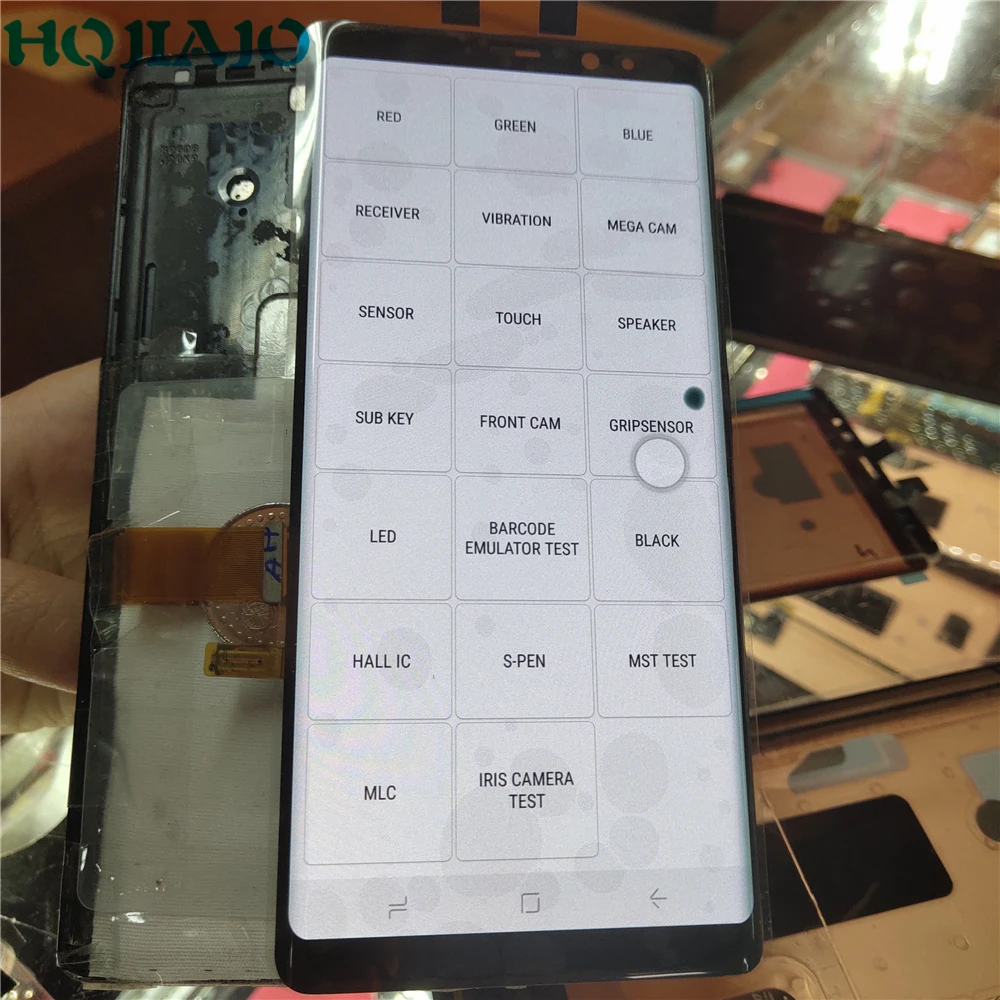 Dead point для samsung Note 8 ЖК-дисплей сенсорный экран дигитайзер для samsung Galaxy Note 8 N9500 N9500F N900D N900U AMOLED